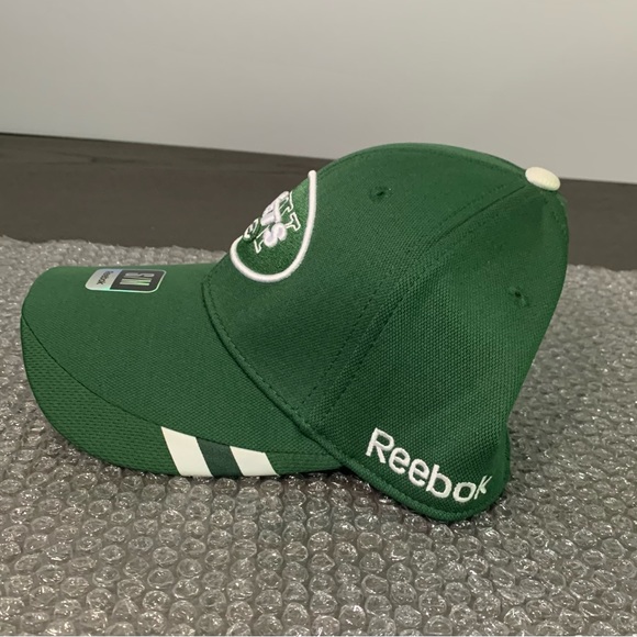 Vintage NFL Reebok NY Jets On-Field Hat Size S/M New Green Retro - Picture 2 of 6